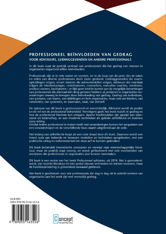 Achterkant van Professioneel beïnvloeden van gedrag
