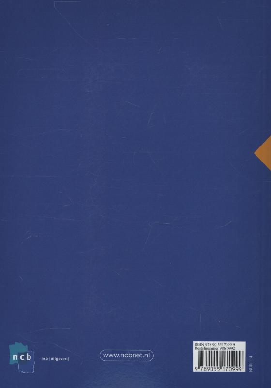 Achterkant van Boek voor de docent