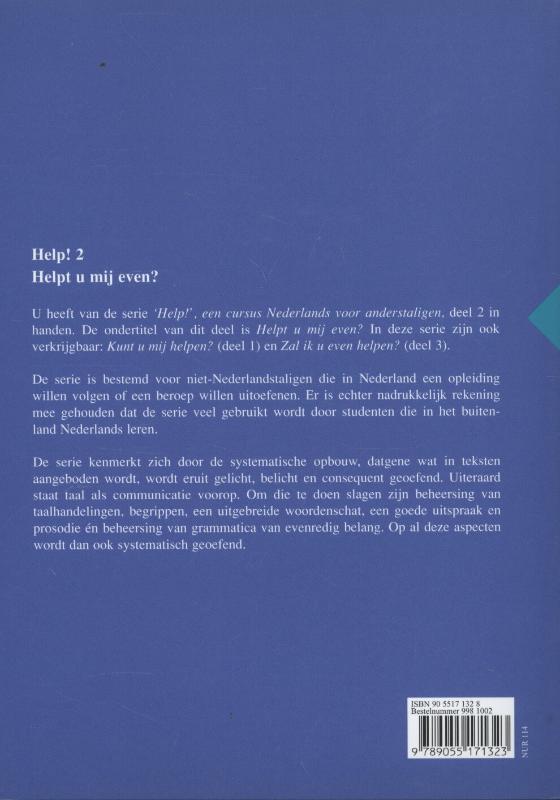 Achterkant van Boek voor de docent