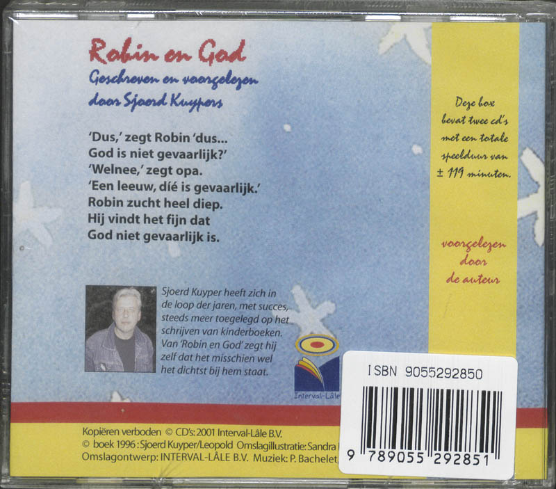 Achterkant van Robin en God