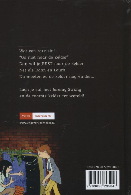 Achterkant van Ga niet naar de kelder