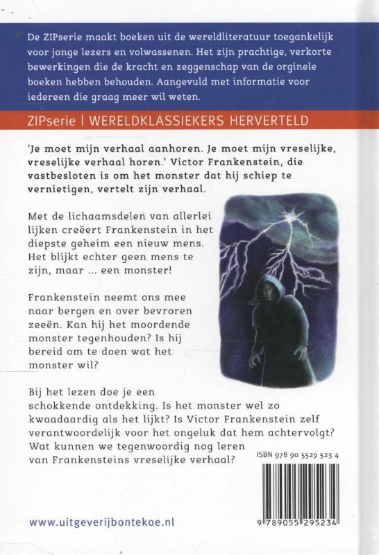 Achterkant van Frankenstein