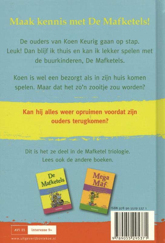 Achterkant van Maffe gebeurtenissen