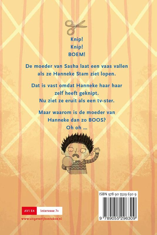 Achterkant van Hannekes haar