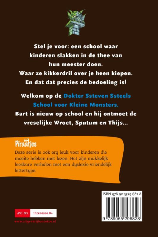 Achterkant van De kleine monsters