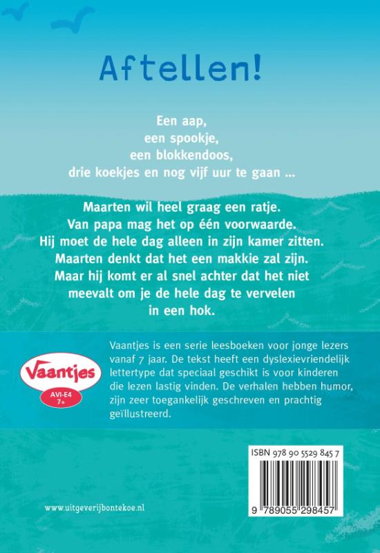 Achterkant van Aftellen!
