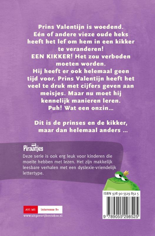 Achterkant van Prins Kikkerkop