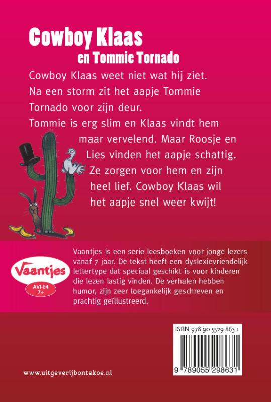 Achterkant van Cowboy Klaas en Tommie Tornado