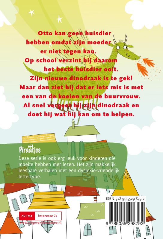 Achterkant van Otto en de dinodraak