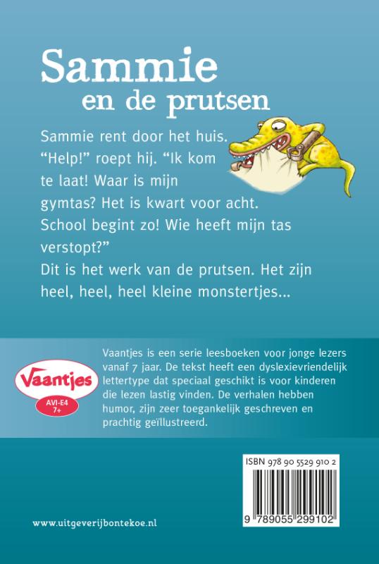 Achterkant van Sammie en de prutsen
