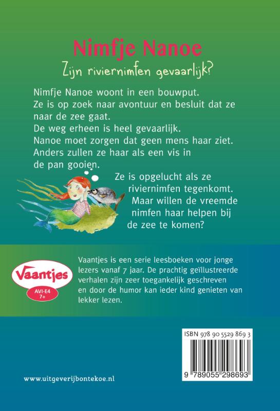 Achterkant van Nimfje Nanoe