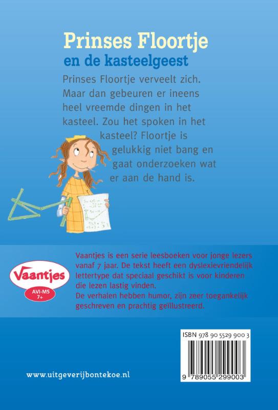 Achterkant van Prinses Floortje en de kasteelgeest