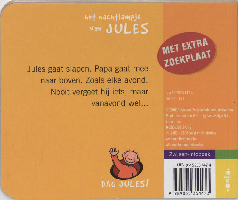 Achterkant van Het nachtlampje van Jules
