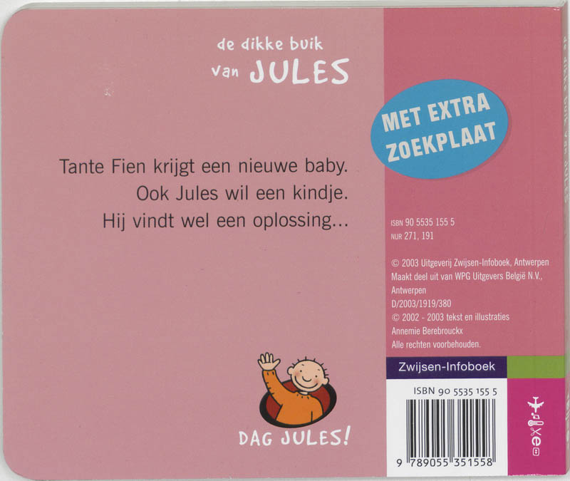 Achterkant van De dikke buik van Jules