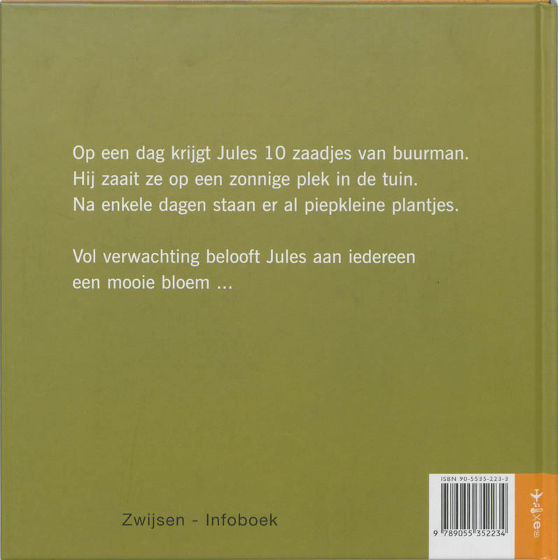 Achterkant van Bloemen van Jules