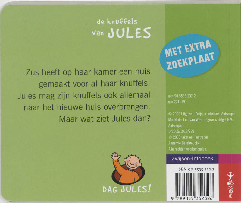 Achterkant van Knuffels van Jules