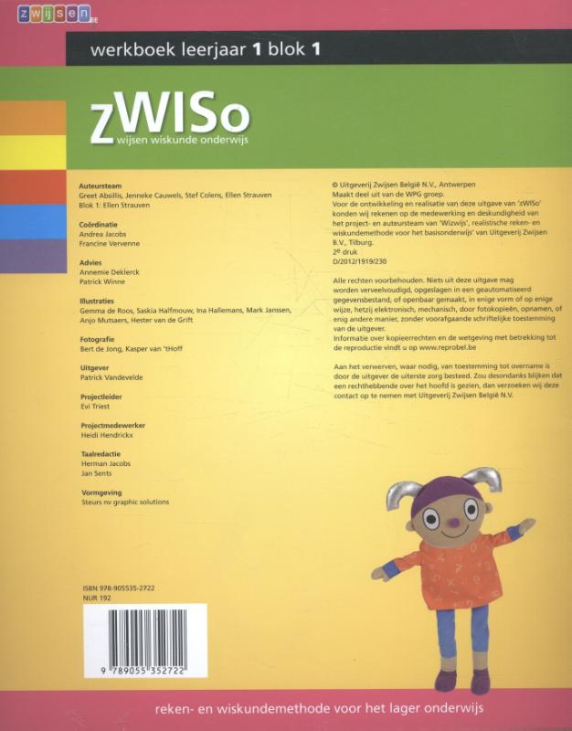 Achterkant van Werkboek