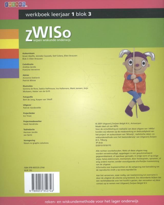 Achterkant van Werkboek