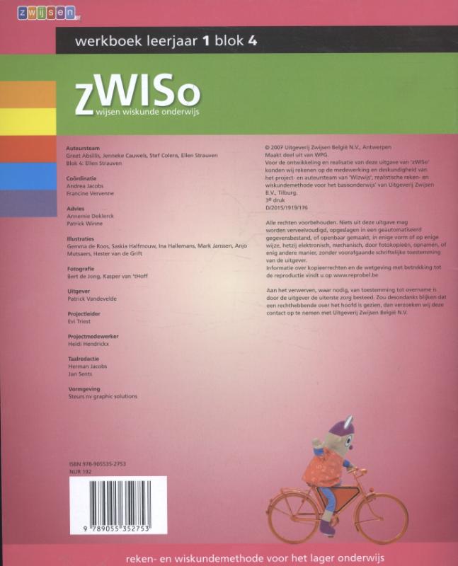 Achterkant van Werkboek