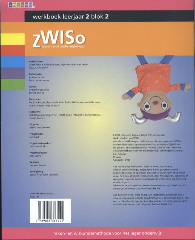 Achterkant van Werkboek