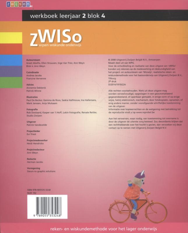 Achterkant van Werkboek