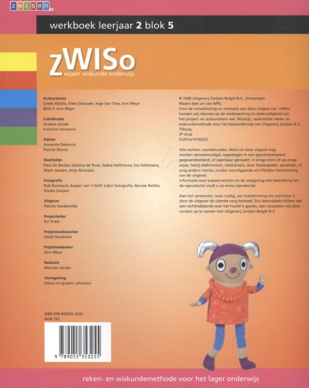 Achterkant van Werkboek