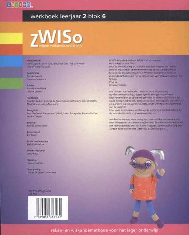 Achterkant van Werkboek