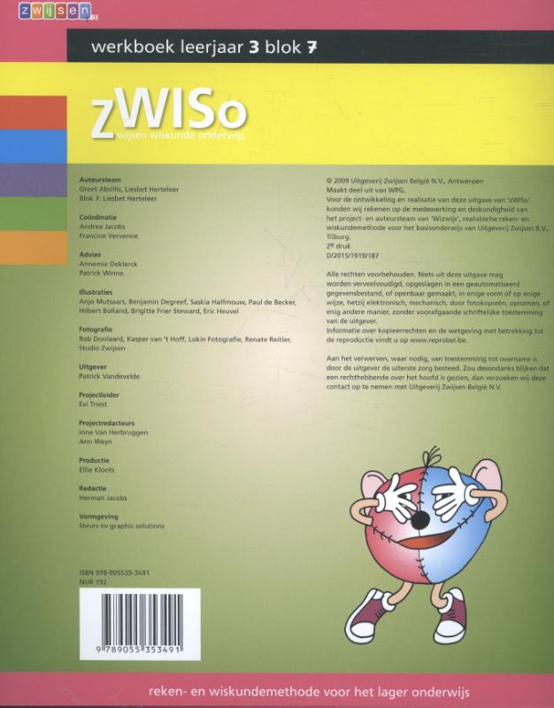 Achterkant van Werkboek