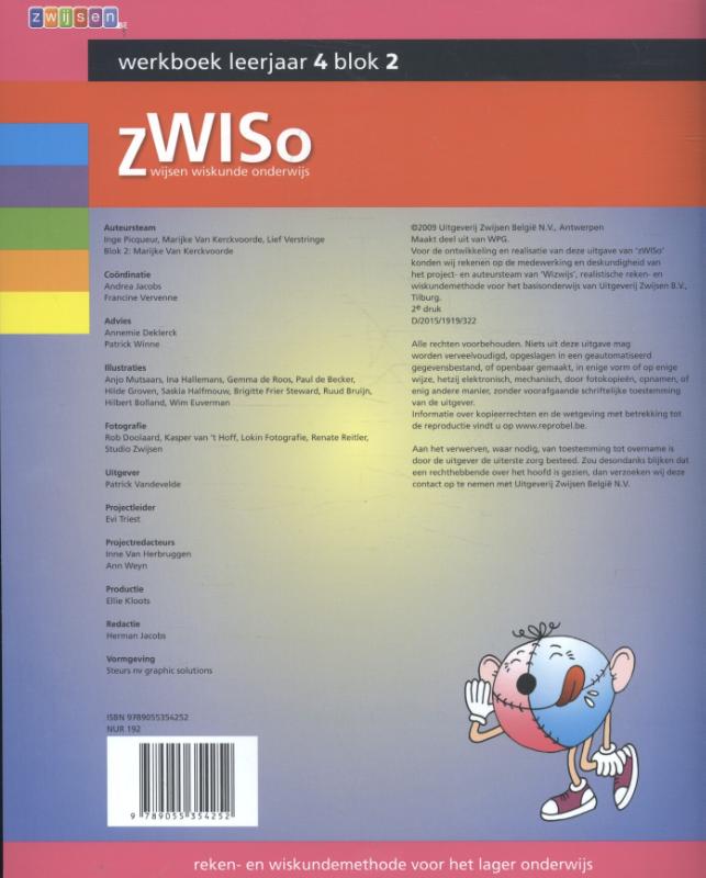 Achterkant van Werkboek