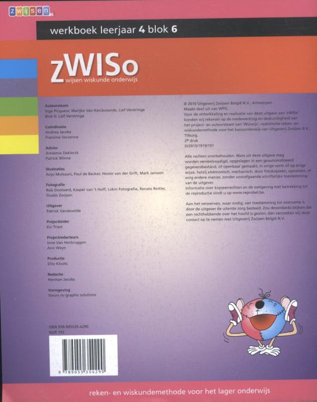 Achterkant van Werkboek