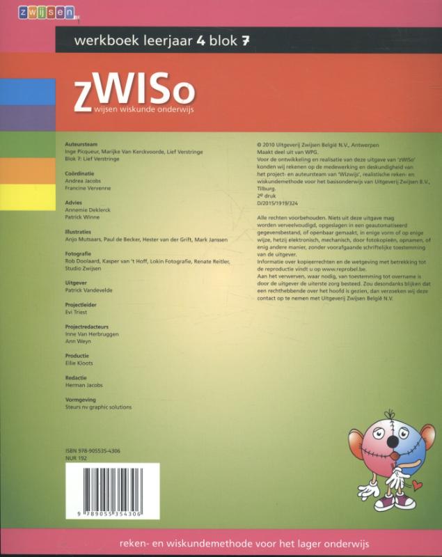 Achterkant van Werkboek