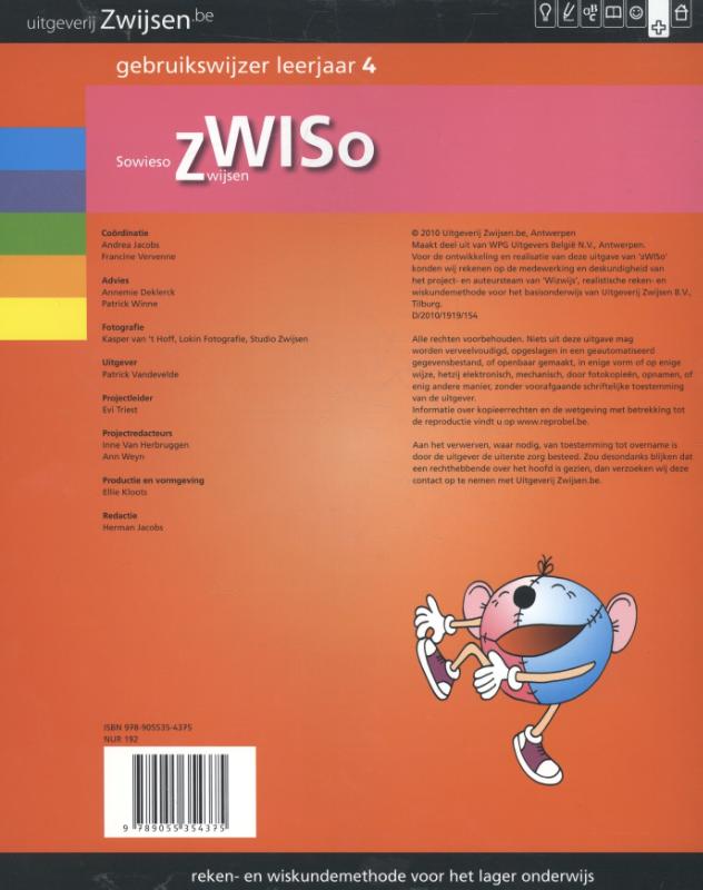 Achterkant van gebruikswijzer