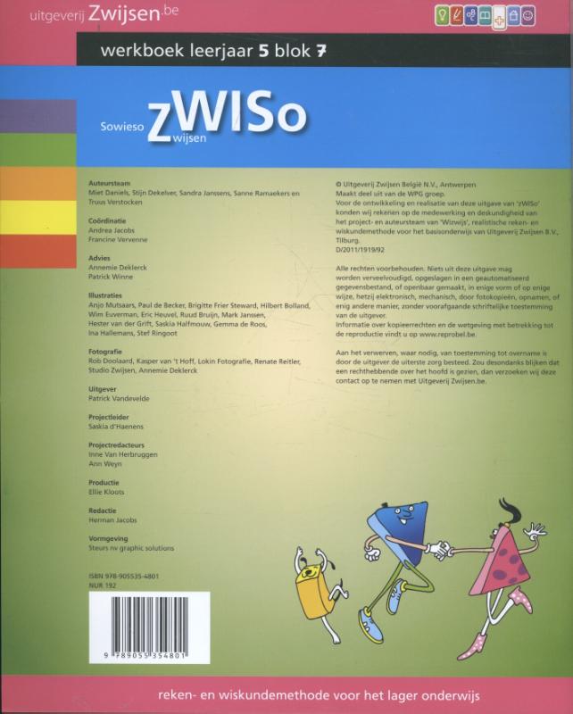 Achterkant van Werkboek