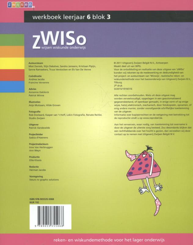 Achterkant van Werkboek
