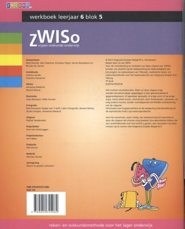 Achterkant van Werkboek