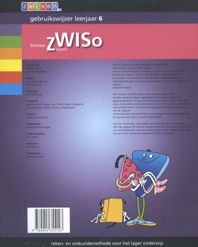 Achterkant van Gebruikswijzer