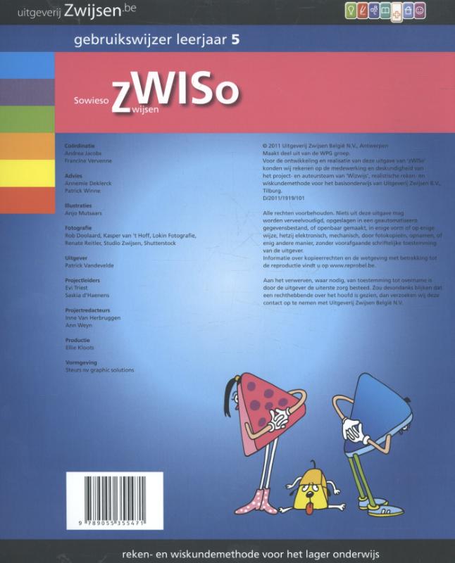Achterkant van gebruikswijzer