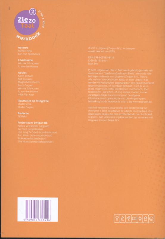 Achterkant van Werkboek