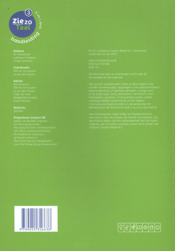 Achterkant van Handleiding