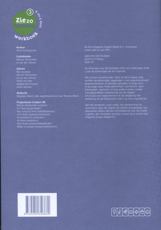 Achterkant van Werkboek 3