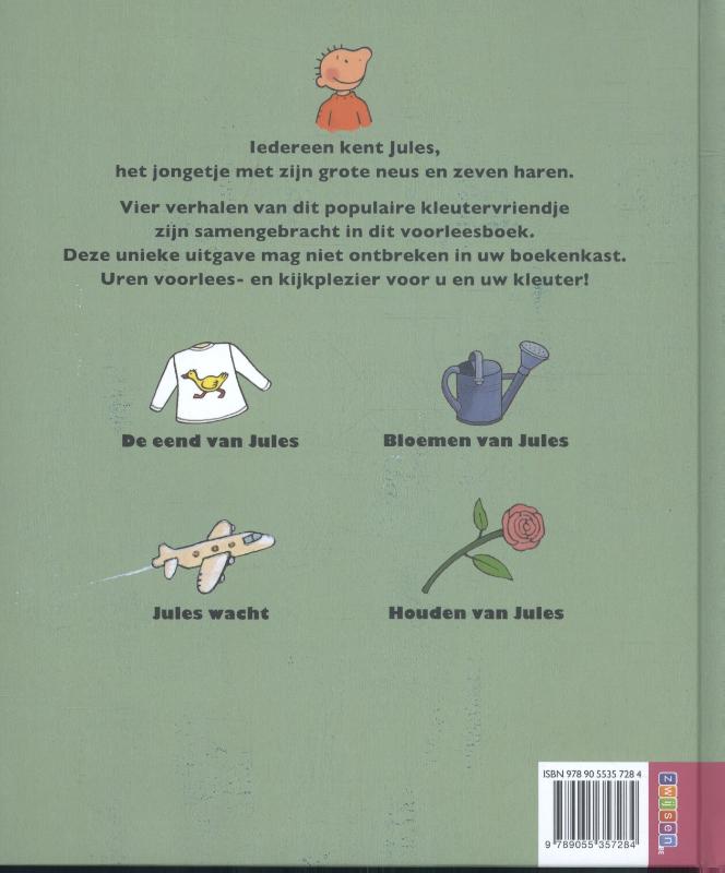 Achterkant van Voorleesboek van Jules