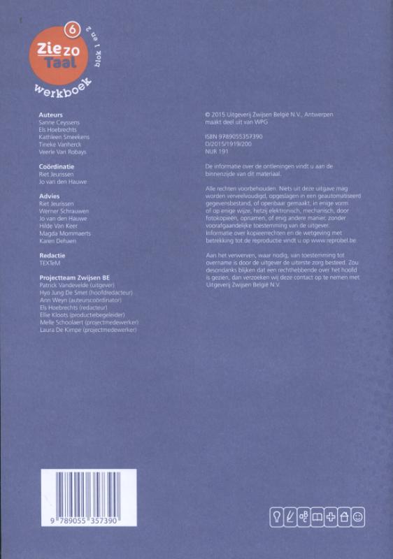 Achterkant van Werkboek 6