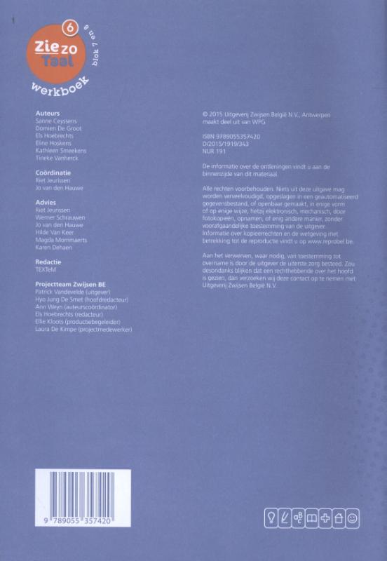 Achterkant van Werkboek 6
