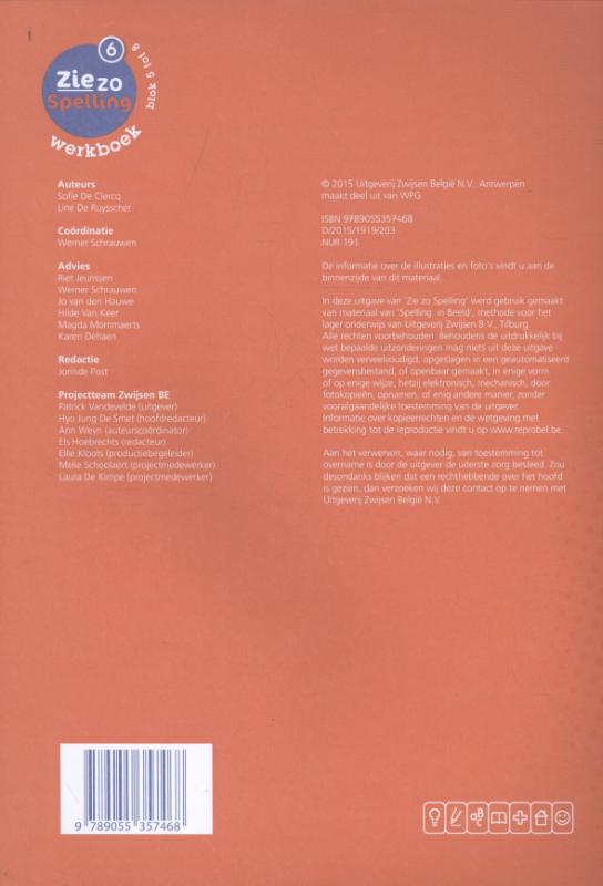 Achterkant van Werkboek 6