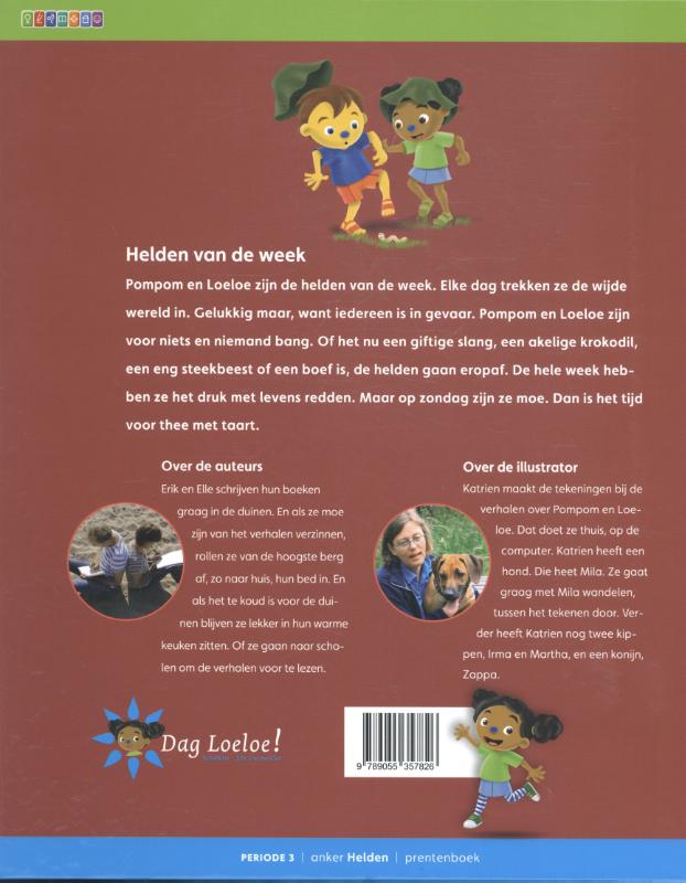 Achterkant van Helden van de week