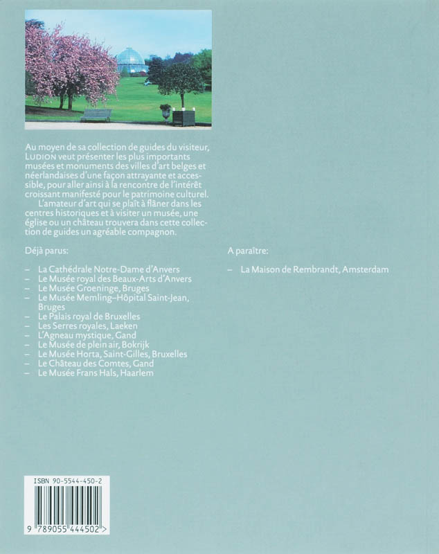 Achterkant van Guide botanique des serres royales de Laeken