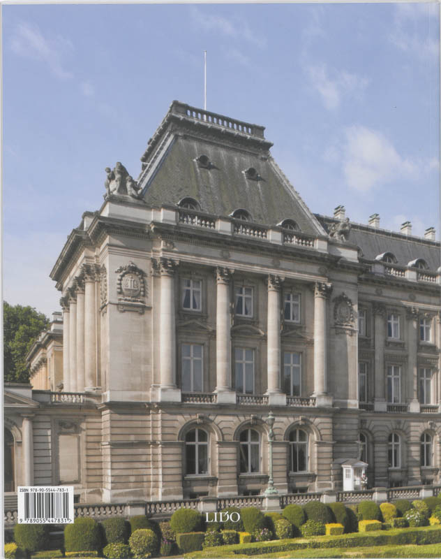 Achterkant van Het koninklijke paleis in Brussel