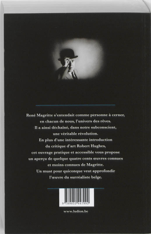 Achterkant van Magritte en poche