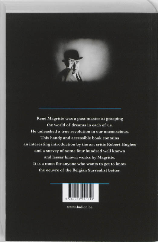 Achterkant van The portable Magritte