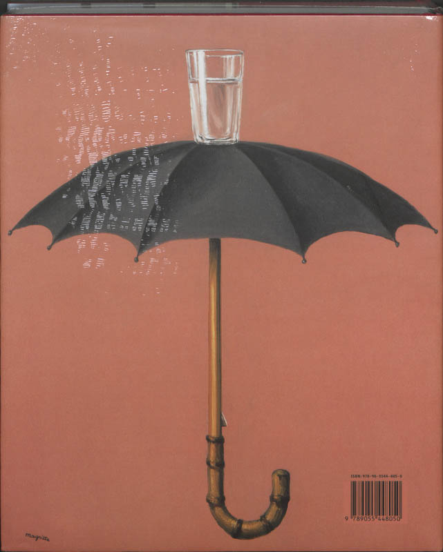 Achterkant van Magritte Attempting the impossible